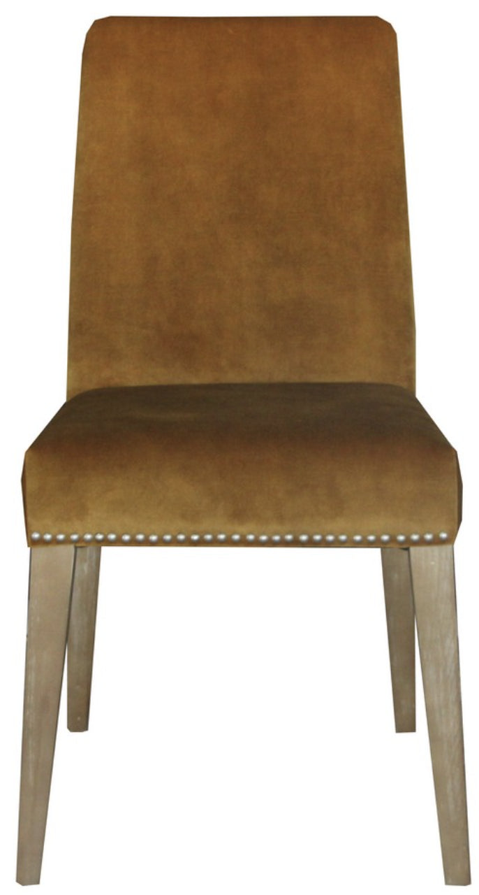 Pascal Dining Chair Mustard Velvet