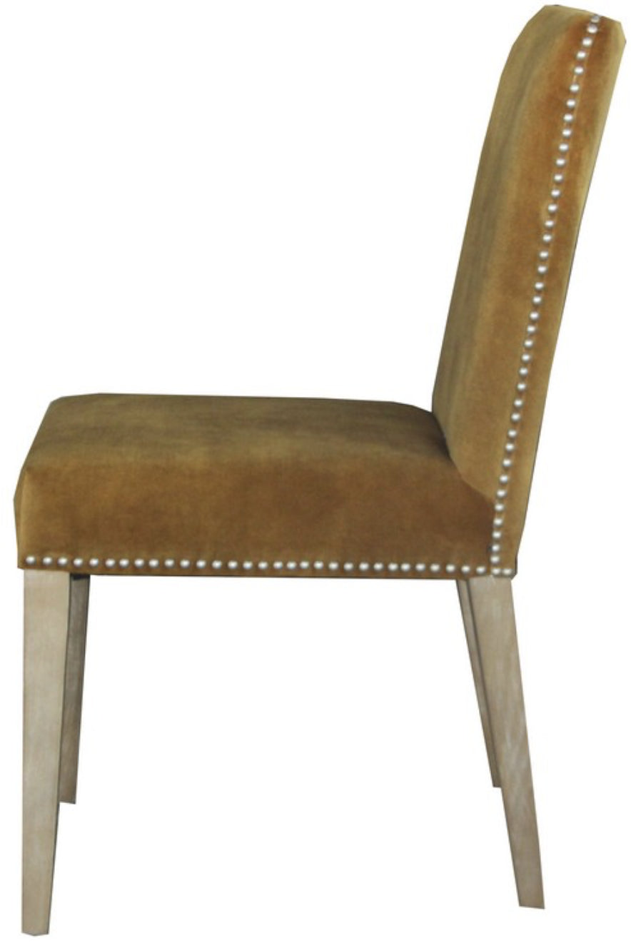 Pascal Dining Chair Mustard Velvet