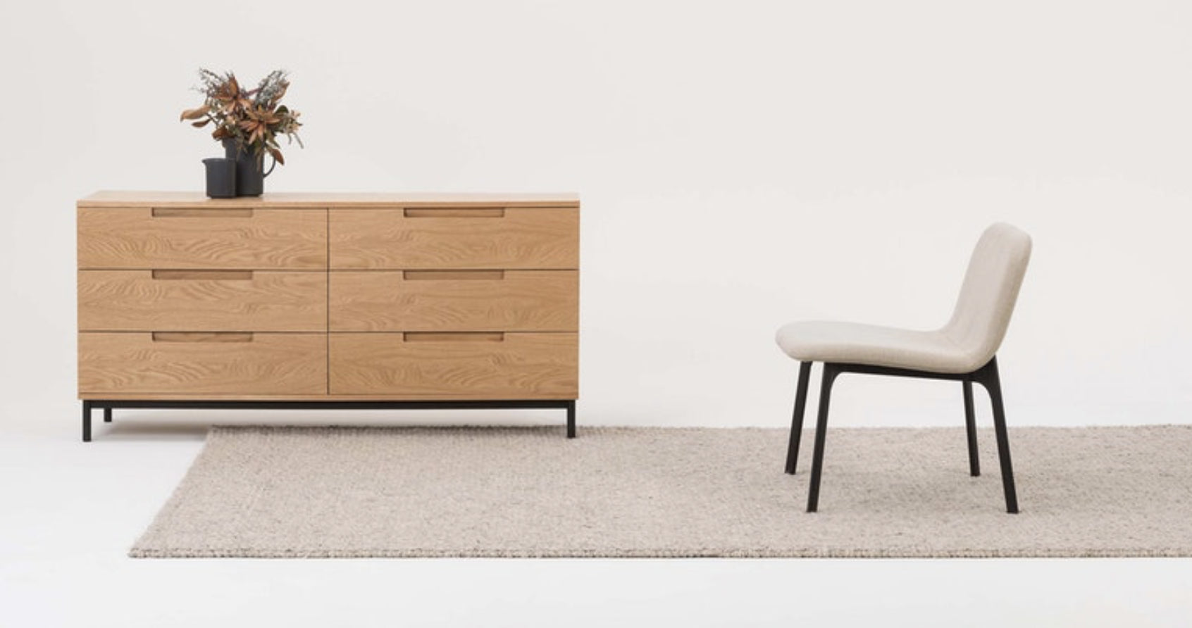 Bureau Low Boy Oak 