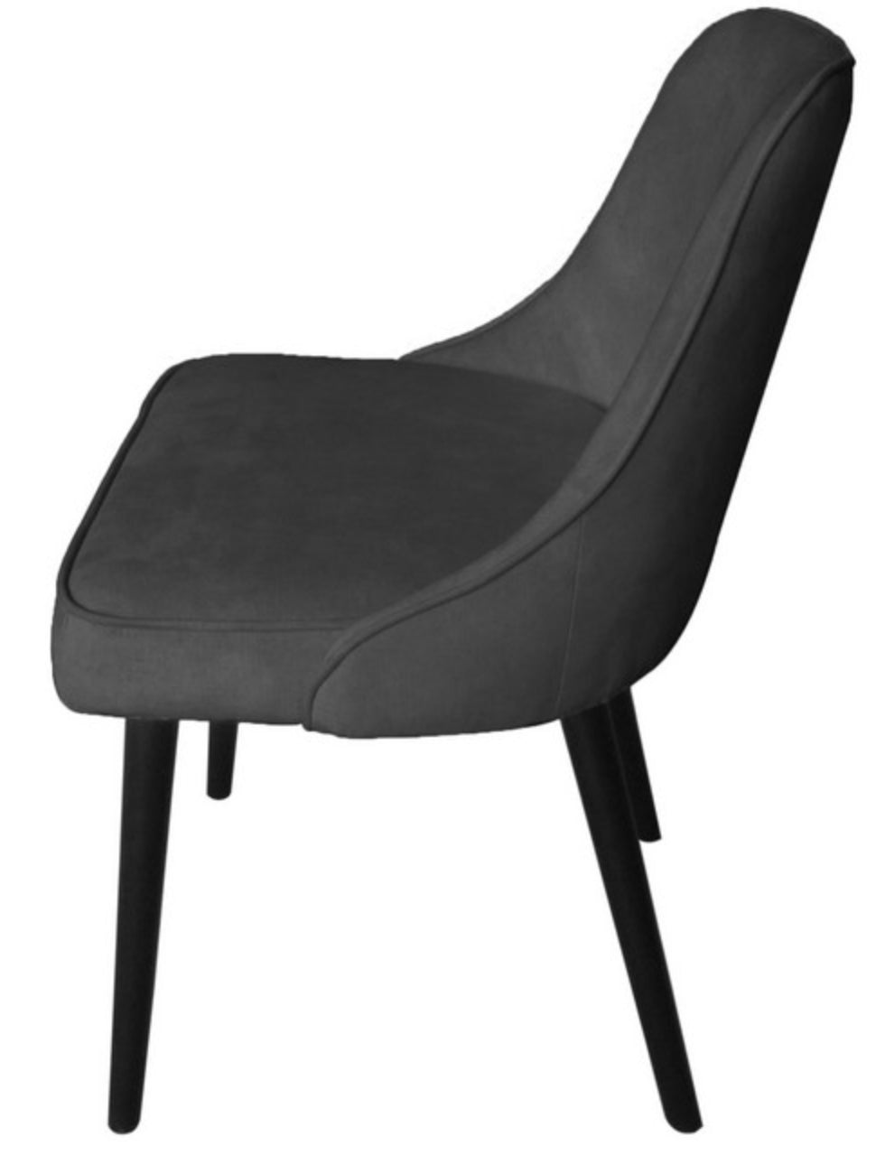 Pedro Grey Velvet Dining Chair 