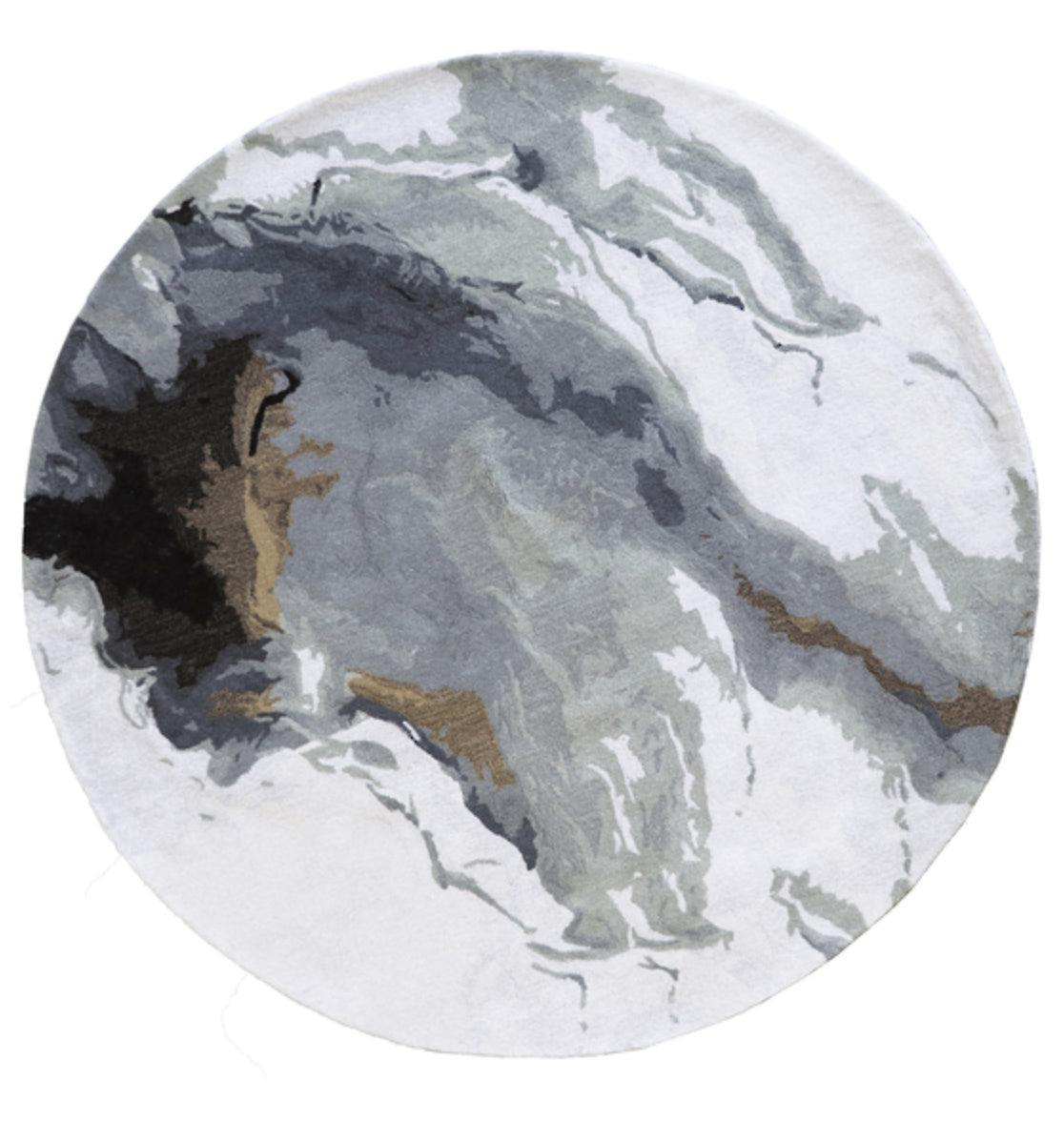 Uluru Round - Sandstone Rug 